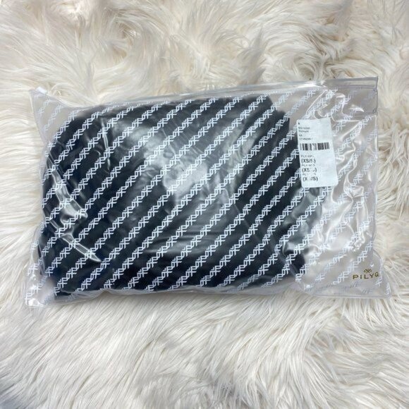 PQ Black Halsey Pants with Asymmetrical Hem - Picture 5 of 6